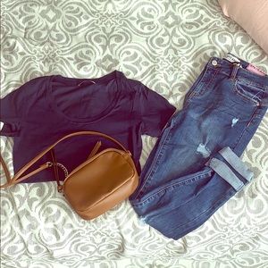 Blue shirt and pants